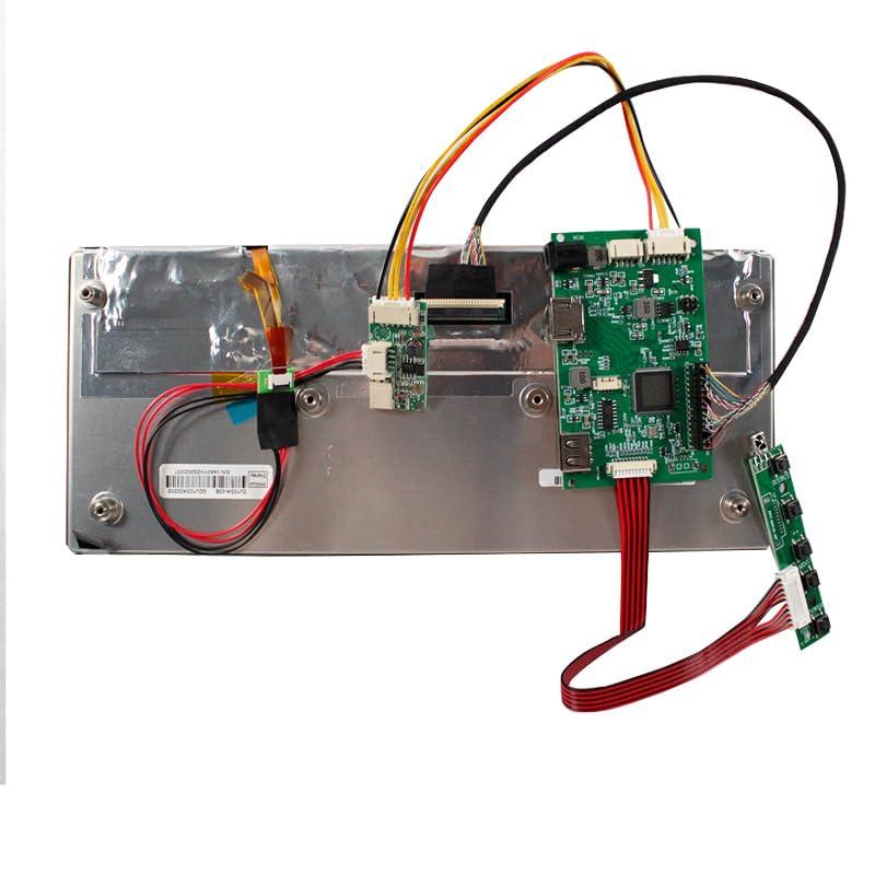 VSDISPLAY VSDISPLAY 10.3\'\' 1920x720 IPS Stretched Bar LCD Screen 800 Nits Brightness VS103IA with HD-MI USB LCD Controller Board for DIY Extra Display
