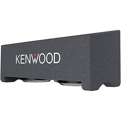 Kenwood Kenwood Excelon P-XW1221DHP 2-ohm Ported Enclosure with Two 12\" Subwoofers | Dual 12\" Preloaded High Power Subwoofer Enclosure