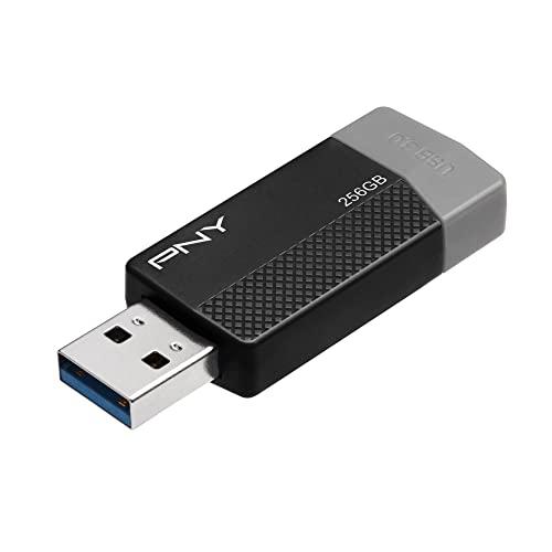 PNY PNY USB 3.0 Flash Drive, 256GB, Assorted Colors, P-FD256ELEDG