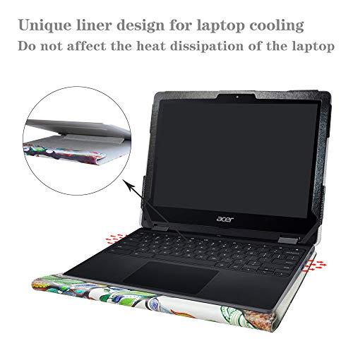 Alapmk Alapmk Protective Case Cover For 12\" Acer Chromebook Spin 512 R851TN R853TA/Acer Chromebook 512 C851 C852/Acer Chromebook 712 C871T C871 [Not fit Other Acer Chromebook Laptop],Love Tree