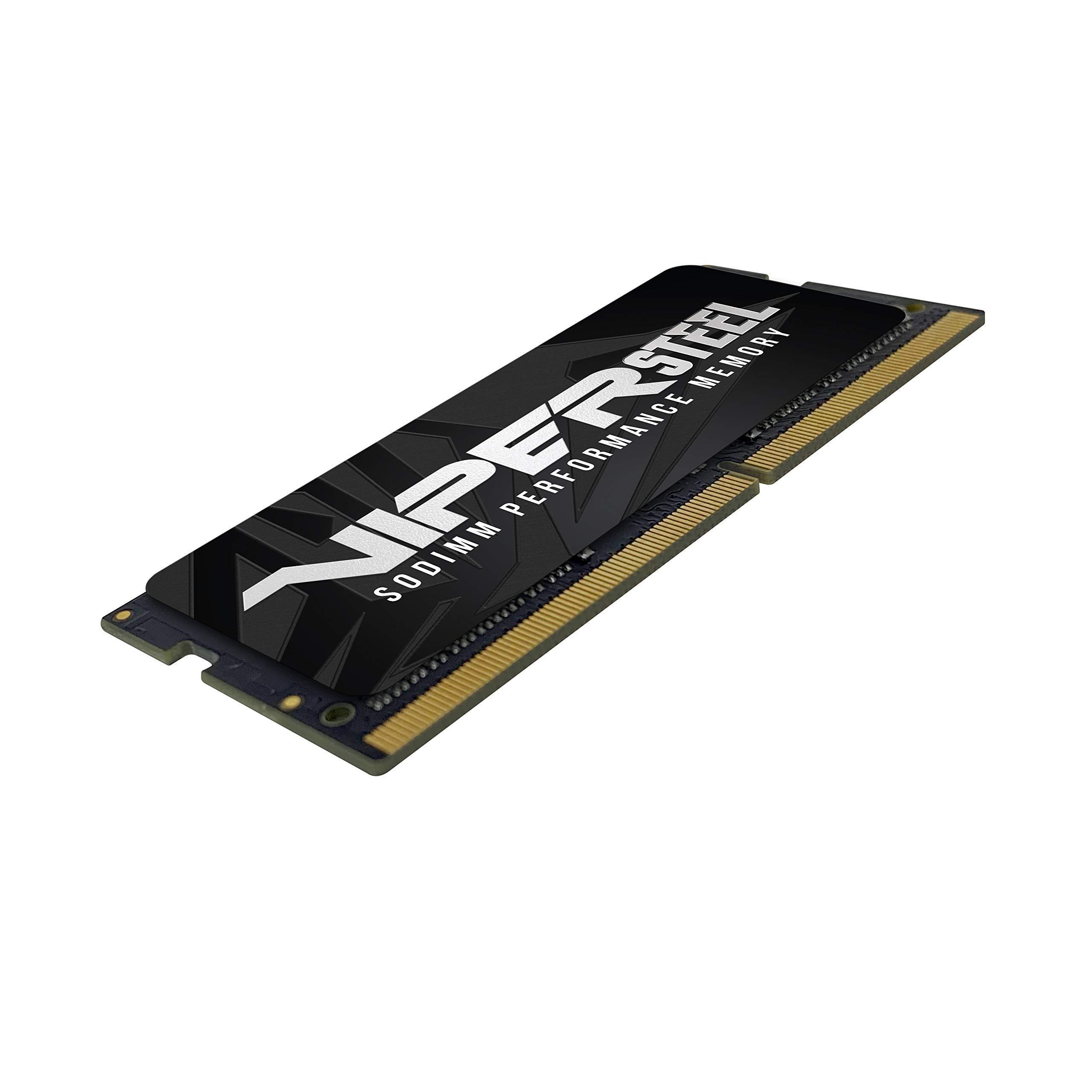 Patriot Memory Patriot Viper Steel DDR4 RAM 16GB (1X16GB) 2400MHz CL15 SODIMM Laptop/Notebook Memory Module - PVS416G240C5S