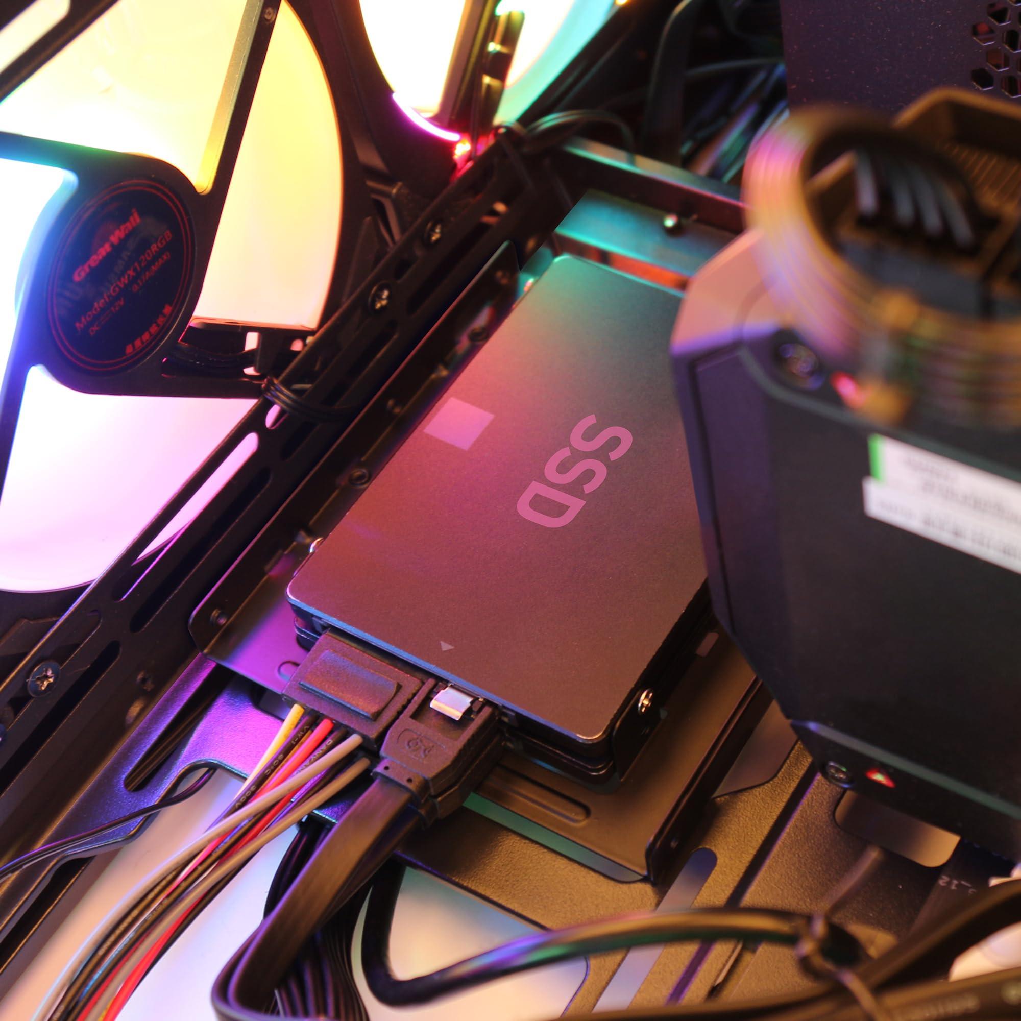 Cable Matters Cable Matters 3-Pack 15 Pin SATA Power Splitter Cable 8 Inches, SATA Power Y-Splitter Cable, SATA Splitter