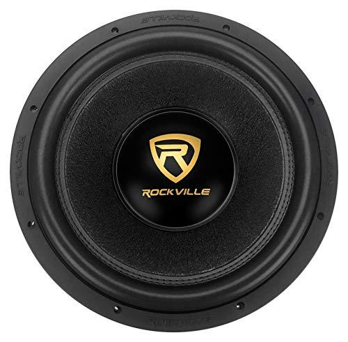 Rockville (2) Rockville W15K9D2 15" 10,000w Car Audio Subwoofers+Sealed Sub Box Enclosure