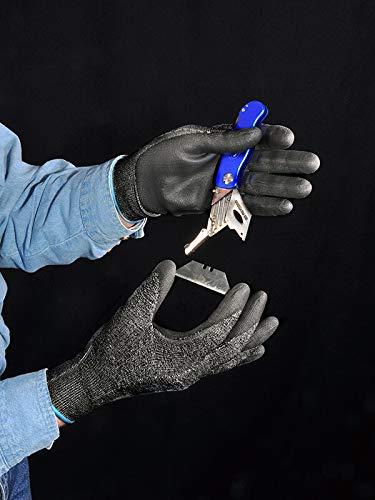 SHOWA SHOWA Size 6 S-TEX 541 13 Gauge Hagane Coil And Polyester And Stainless Steel Cut Resistant Gloves With Polyurethane Coating