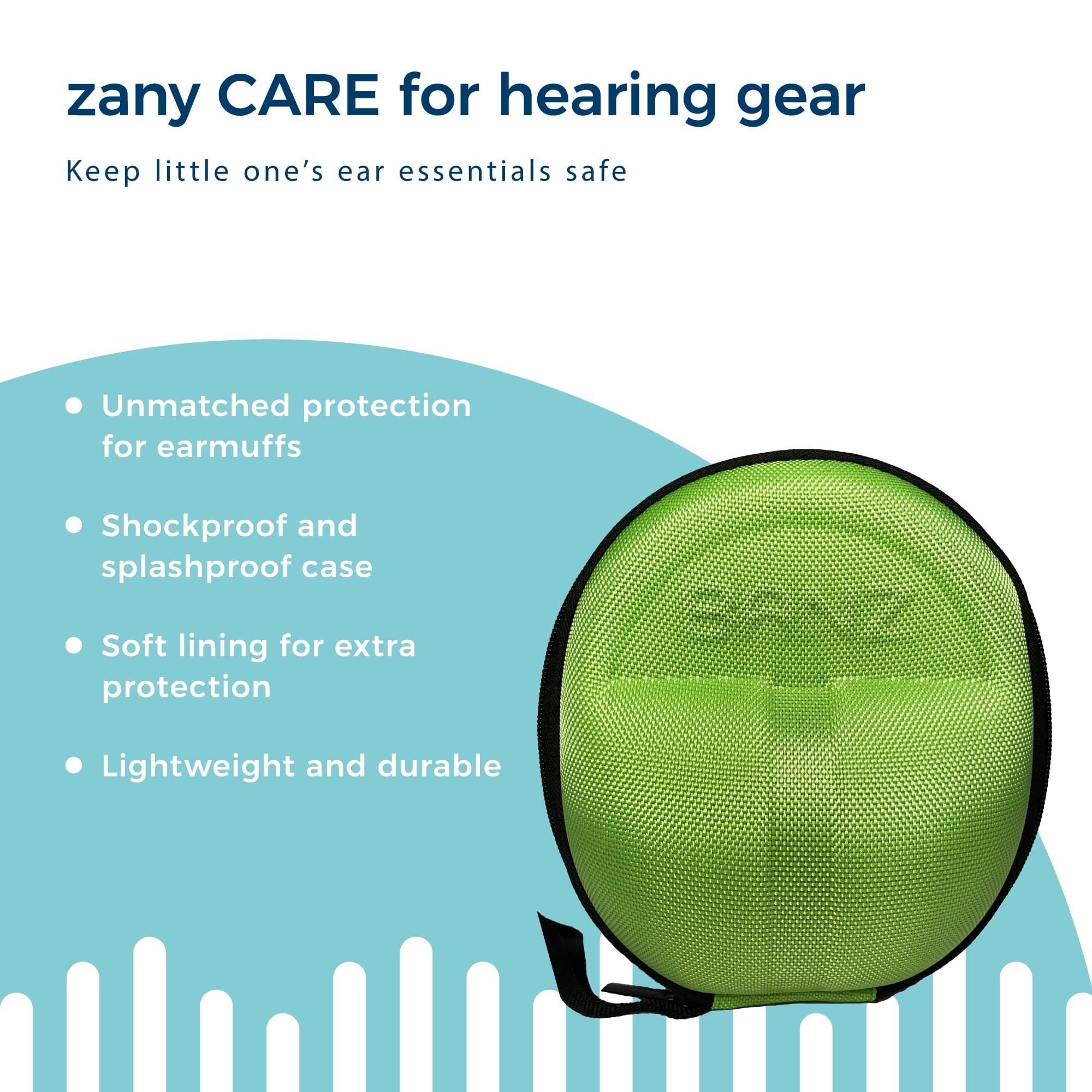 BANZ BANZ Baby Earmuff Case 0-36 Months Lime - Travel Case for Baby & Toddler Headphone Protection Lightweight, Compact & Durable Earmuff Container
