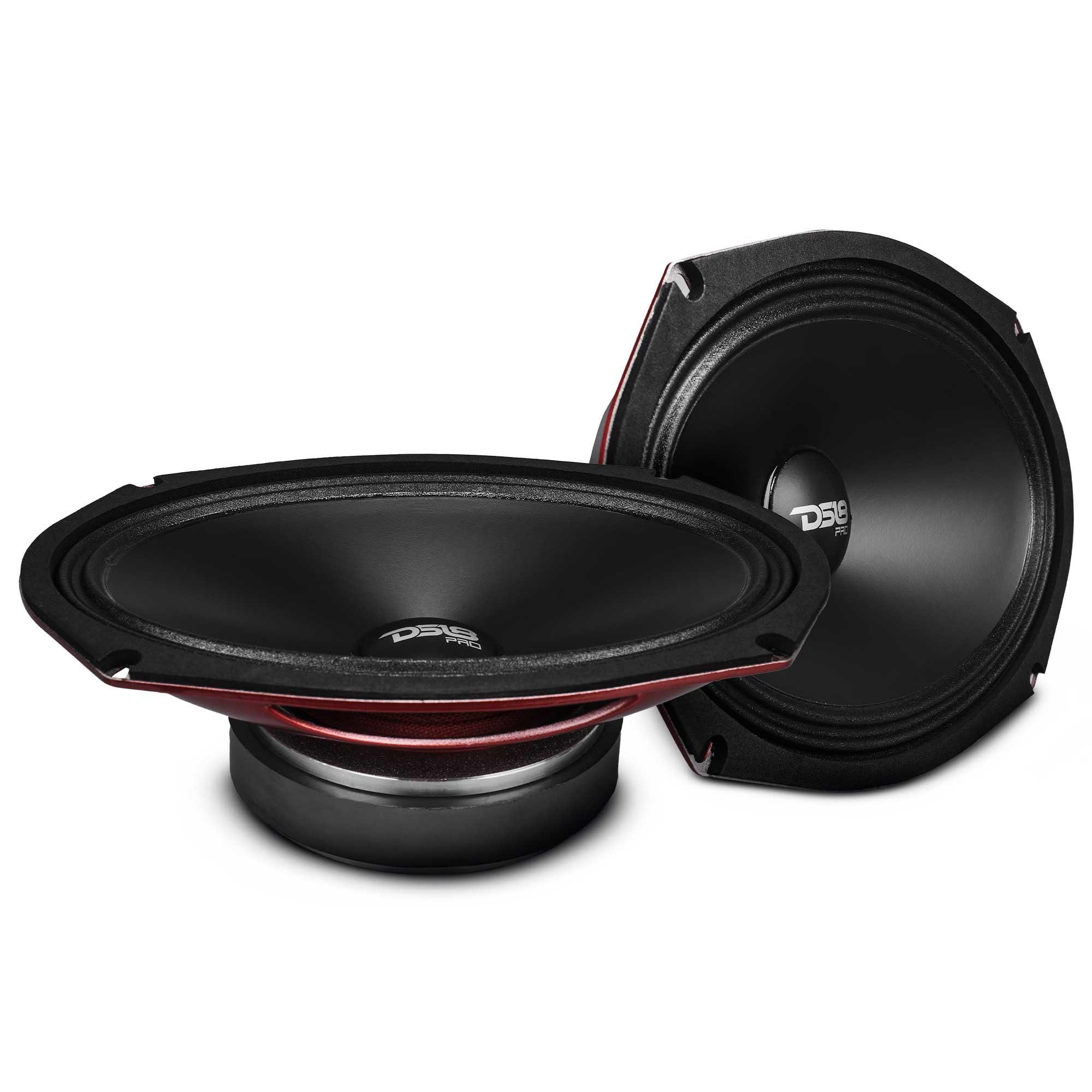 DS18 DS18 PRO-SM69.2 6x9 Shallow Water Resistant Cone Mid-Range Loudspeaker 500W Max Power, 250W RMS, 2 Ohms - Perfect for Motorcycle Applications (1 Speaker)