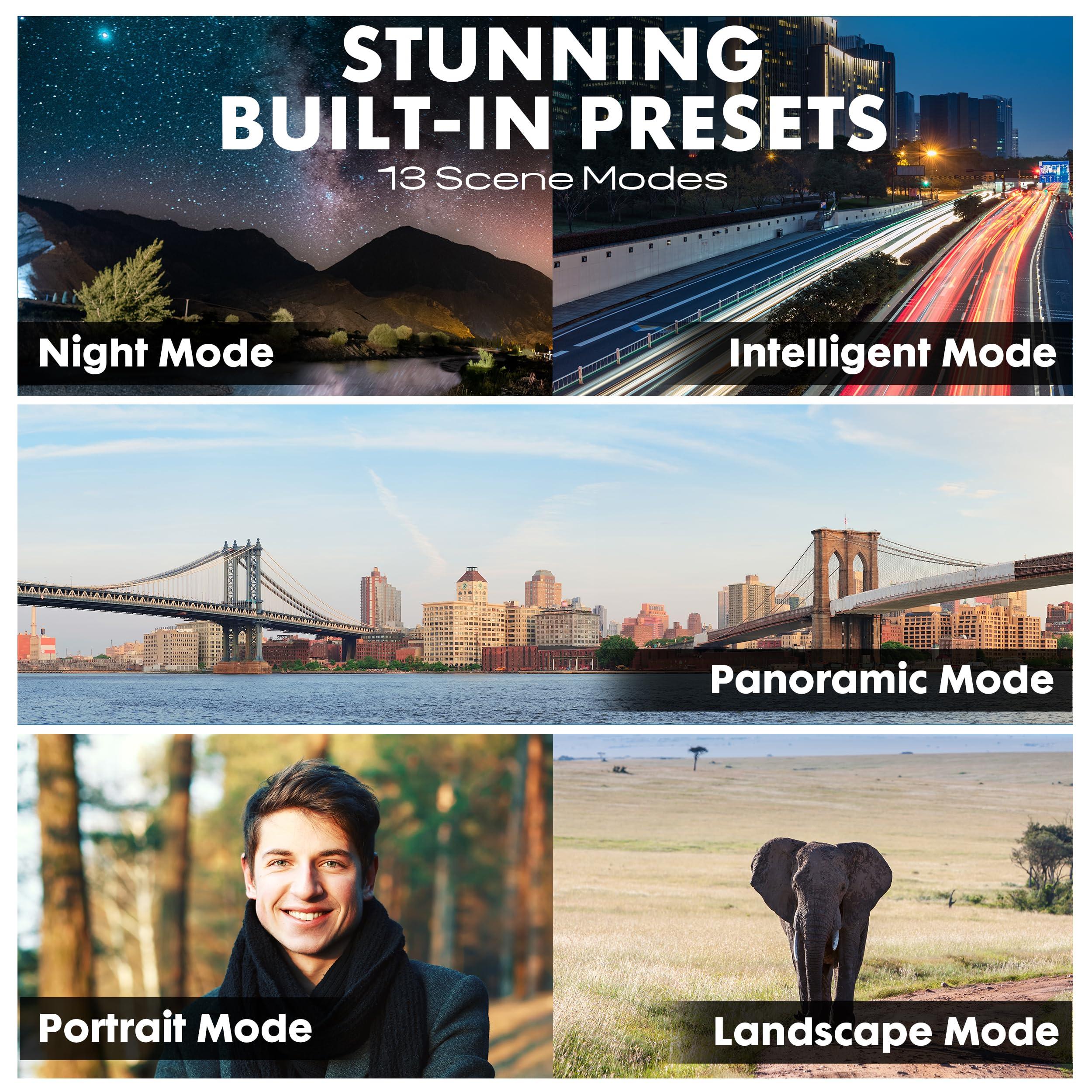 Minolta Minolta 20 Mega Pixels 40x Optical Zoom Digital Camera with 1080p FHD Video, Silver