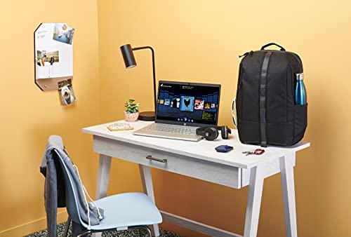 HP HP Commuter Laptop Backpack | with 15.6” Laptop/Tablet Compartment | Water-Resistant, Carry-on | Water Bottle Pocket, Reflective Accents, (5EE91AA), Black, Model: 5EE91AA#ABL