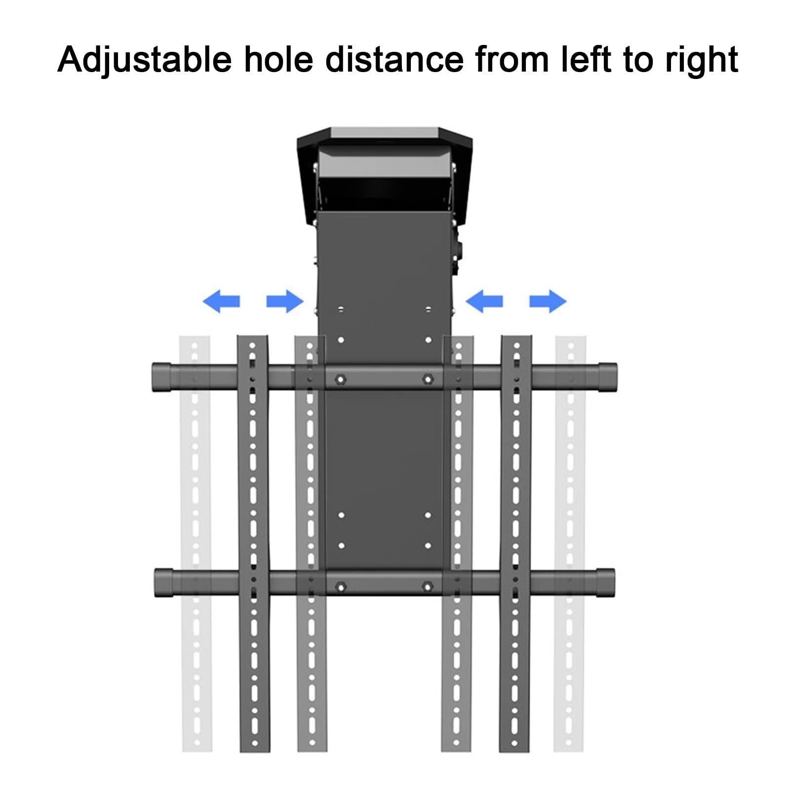 ZJYSMH tv wall mount,wall mount tv bracket, Motorised TV Bracket, Motorized TV Mount for 50-90 Inch TVs, Hidden Drop Down TV Lift with Auto Lifting, Motorized TV Stand with Remote Control and Switch Control