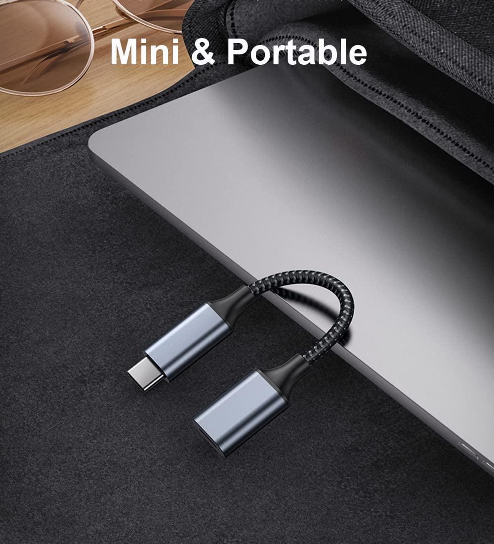 UWOXX USB C to Lightning Audio Adapter for iPhone 16 15 Pro Max, USB Type C Male to Lightning Female Headphones Cable Converter Fit with iPad Pro, Galaxy S23 S22, Pixel 7 6, MacBook (Can't Charge & Sync)