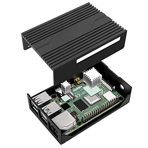 SilverStone Technology PI02 SilverStone Technology Aluminum case for Raspberry Pi 4 Model B (CS-PI02B)