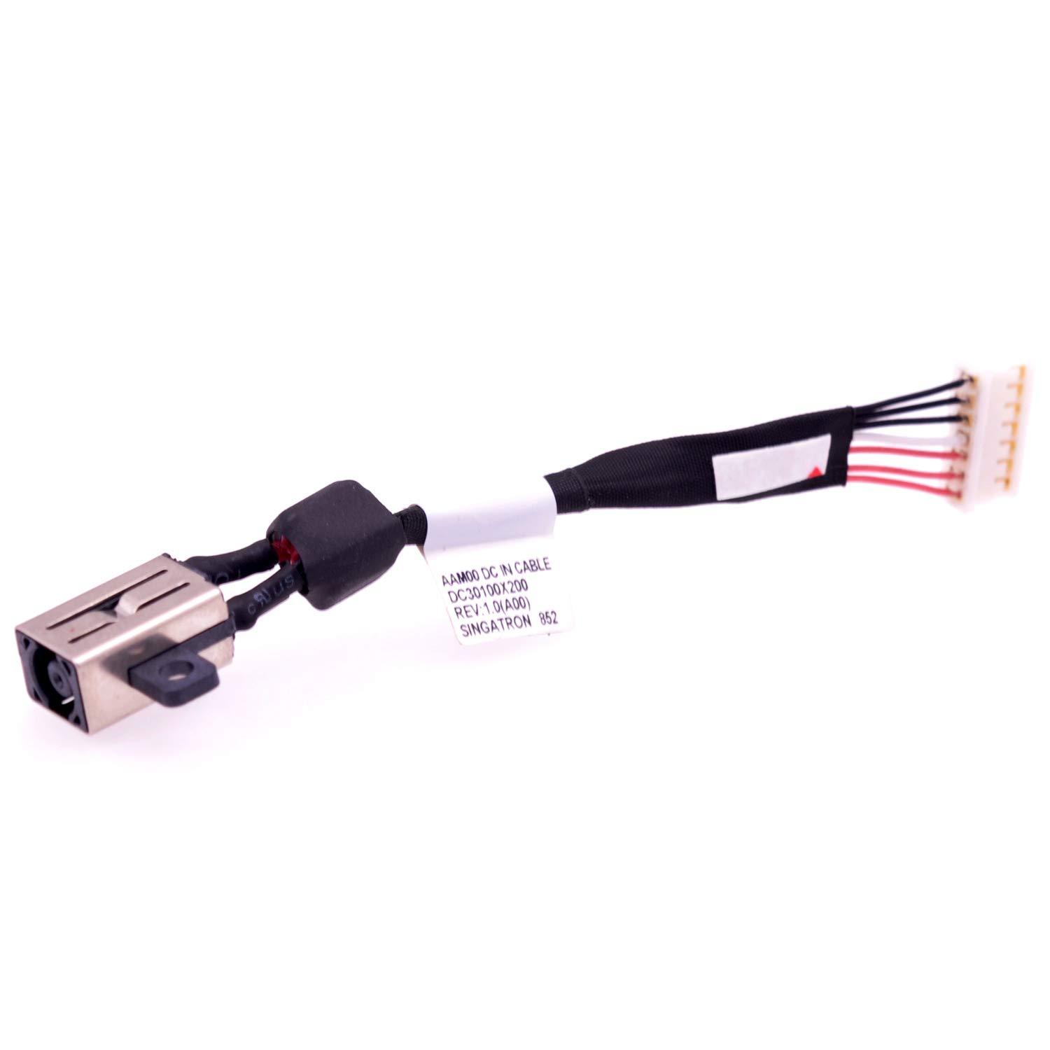 Deal4GO Deal4GO DC Power Jack Harness Charging Port DC30100X300 64TM0 064TM0 Replacement for Dell XPS 15 9550 9560 Precision 5510 M3800