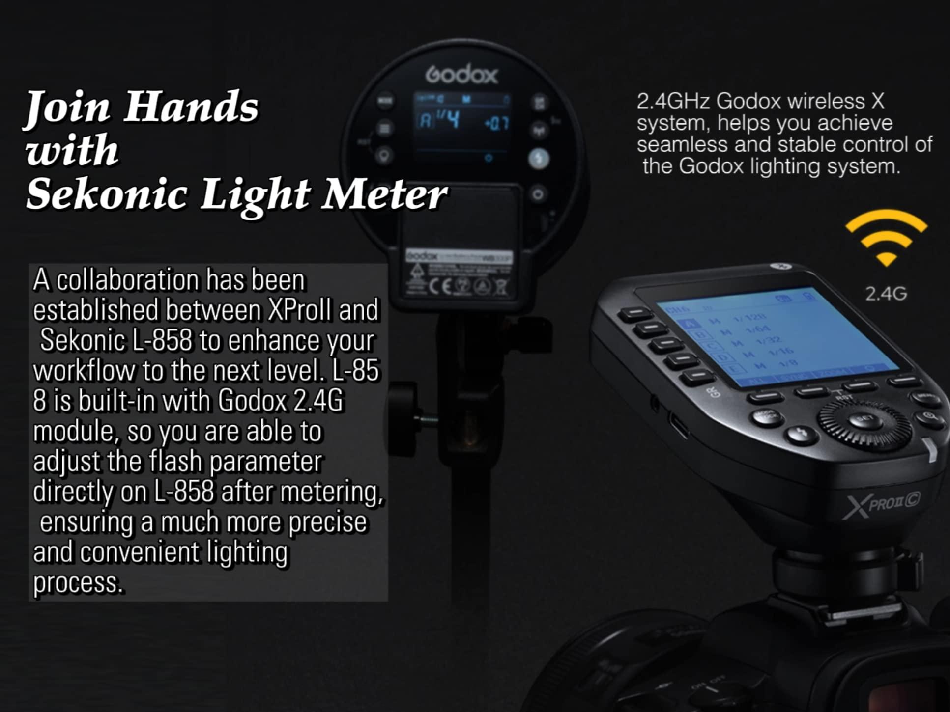 GODOX Godox XProII-C Wireless Flash Trigger for Canon Cameras & Godox S2 Speedlite Bracket, 2.4G TTL Wireless Flash Transmitter HSS 1/8000s, TCM Transform, S-Type Bracket Updated Version Bowens Mount Holder