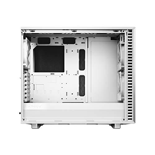 Fractal Design Fractal Design Define 7 White Brushed Aluminum/Steel E-ATX Silent Modular Tempered Glass Window Mid Tower Computer Case