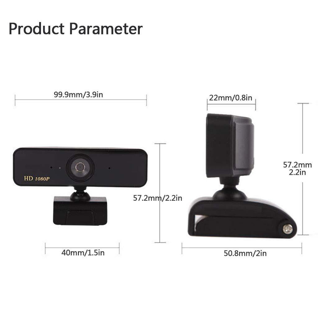 jehdfbvssjcbcsvfd Webcam 1080P HD Pro Stream Video Streaming Recording Conferencing Digital Webcam HDR Video with Mic USB Widescreen for PC Laptop and Desktop