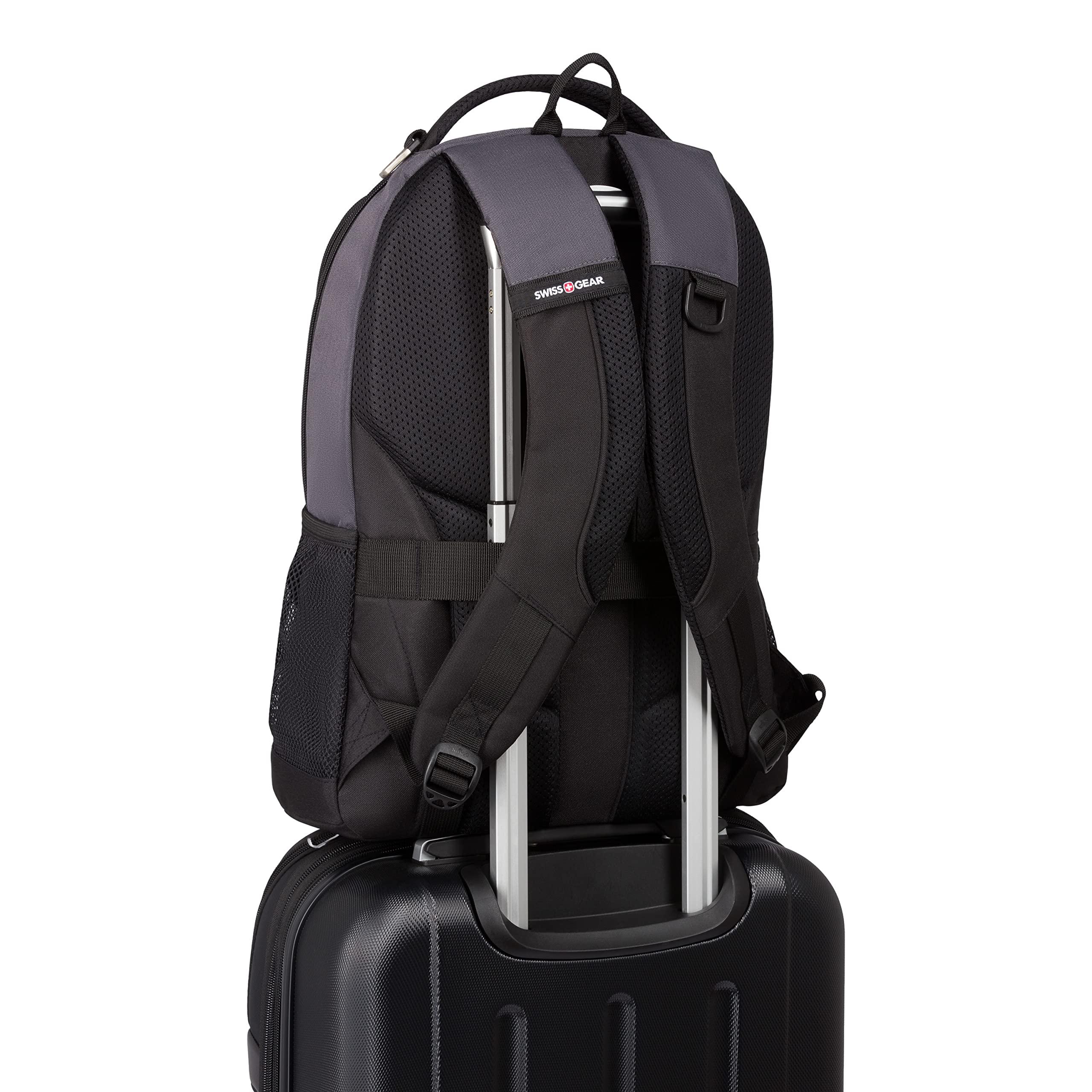 SwissGear SwissGear Cecil 5505 Laptop Backpack, Dark Grey/Black, 18-Inch