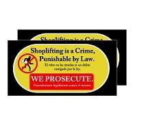 Easmartech Bundle Soft Tag Package Retail Store EAS RF 8.2 MHz Loss Prevention Security Antenna System + Warning Stickers. Great for Clothing Stores, boutiques, Shoe Stores, Gift Shops, Beauty Supply Store.