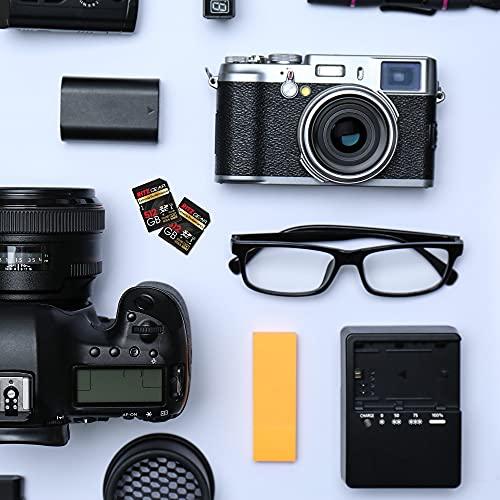 Ritz Gear RITZ GEAR Extreme Performance High Speed UHS-I SDXC 512GB 90/60 MB/S U3 A1 C10 V30 Memory Card (5 Units) Designed for SD Devices That can Capture Full HD, 3D, and 4K Video as Well as raw Photography