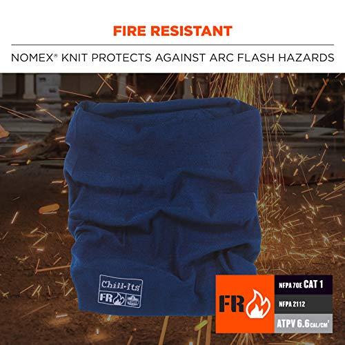 Ergodyne Ergodyne Chill-Its 6486 Fire Resistant Headband, Multifunctional Headwear, Moisture-Wicking, Navy, 10 x 8 x 0.5 Inch