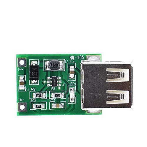 Stayhome365 Stayhome 1pcs 0.9V-5V to 5V 600MA USB Output Charger Step up Power Module Mini DC-DC Boost Converter Green