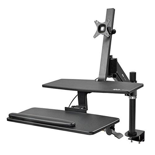 Tripp Lite Tripp Lite Sit Stand Desktop Workstation, Adjustable Standing Desk with Clamp