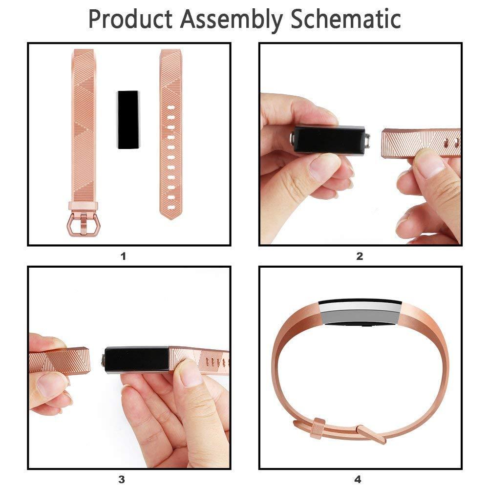 AK AK Replacement Bands Compatible with Fitbit Alta Bands/Fitbit Alta HR Bands (10 Pack), AK Replacement Bands for Fitbit Alta/Alta HR (10 pcs-c, large)