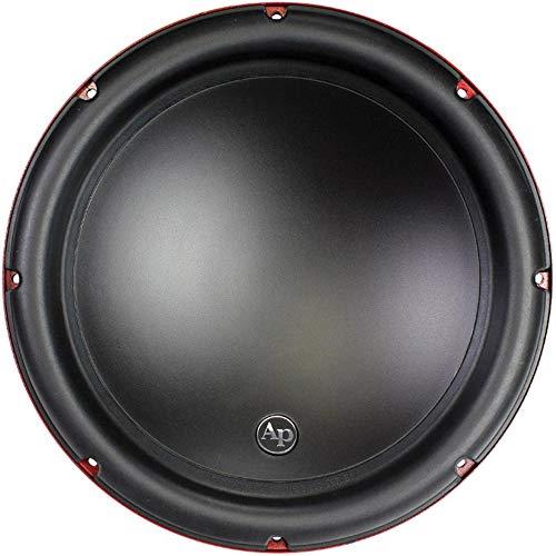 Audiopipe AUDIOPIPE TS-CVR12 12-inch Edge Extension PP Cone Woofer 750 Watts 375W Rms CVR Series 4 Ohm DVC Car Audio Black Subwoofer Dual Voice Coil BASV