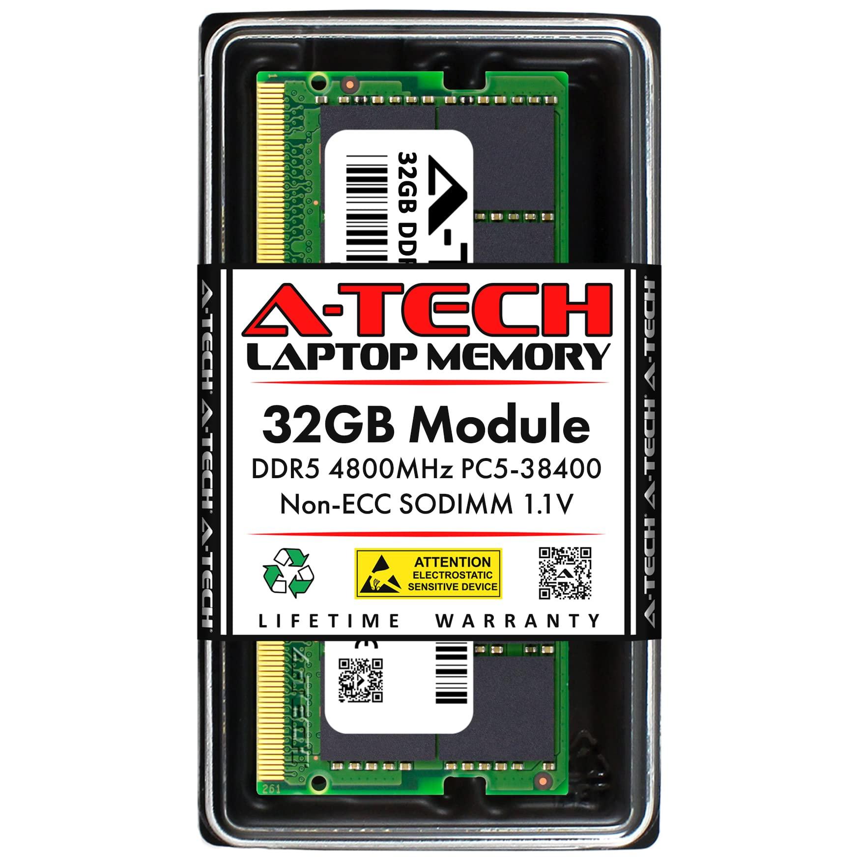 A-Tech A-Tech 32GB RAM Compatible for ASUS ROG Zephyrus G15 GA503RW-LN086W Gaming Laptop | DDR5 4800MHz PC5-38400 SODIMM 2Rx8 1.1V 262-Pin Non-ECC SO-DIMM Memory Upgrade