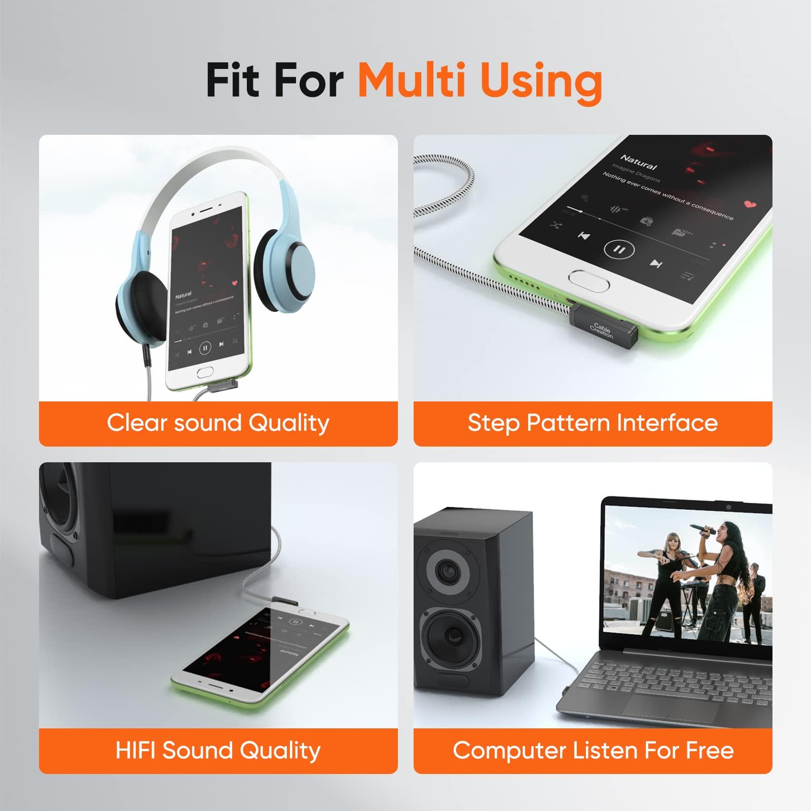 CableCreation CableCreation 3.5mm Audio Cable(3FT/0.9M), 90 Degree Right Angle 4-Conductor TRRS 3.5mm Stereo Aux Cable with Microphone for Car Headphones,Speaker,Tablets,Laptops,Smart Phones