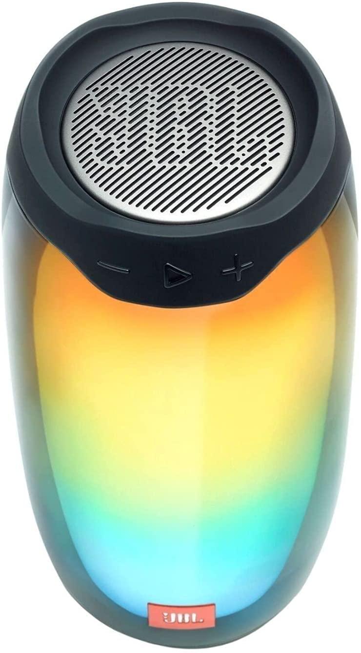 JBL JBL Pulse 4 Waterproof Portable Bluetooth Speaker with Light Show - Black (Renewed)