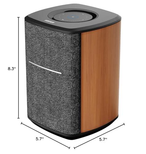 Edifier Edifier WiFi Smart Speaker Without Microphone, Works with Alexa, Supports AirPlay 2, Spotify,Tidal Connect, 40W RMS One-Piece Wi-Fi and Bluetooth Sound System, No Mic, MS50A