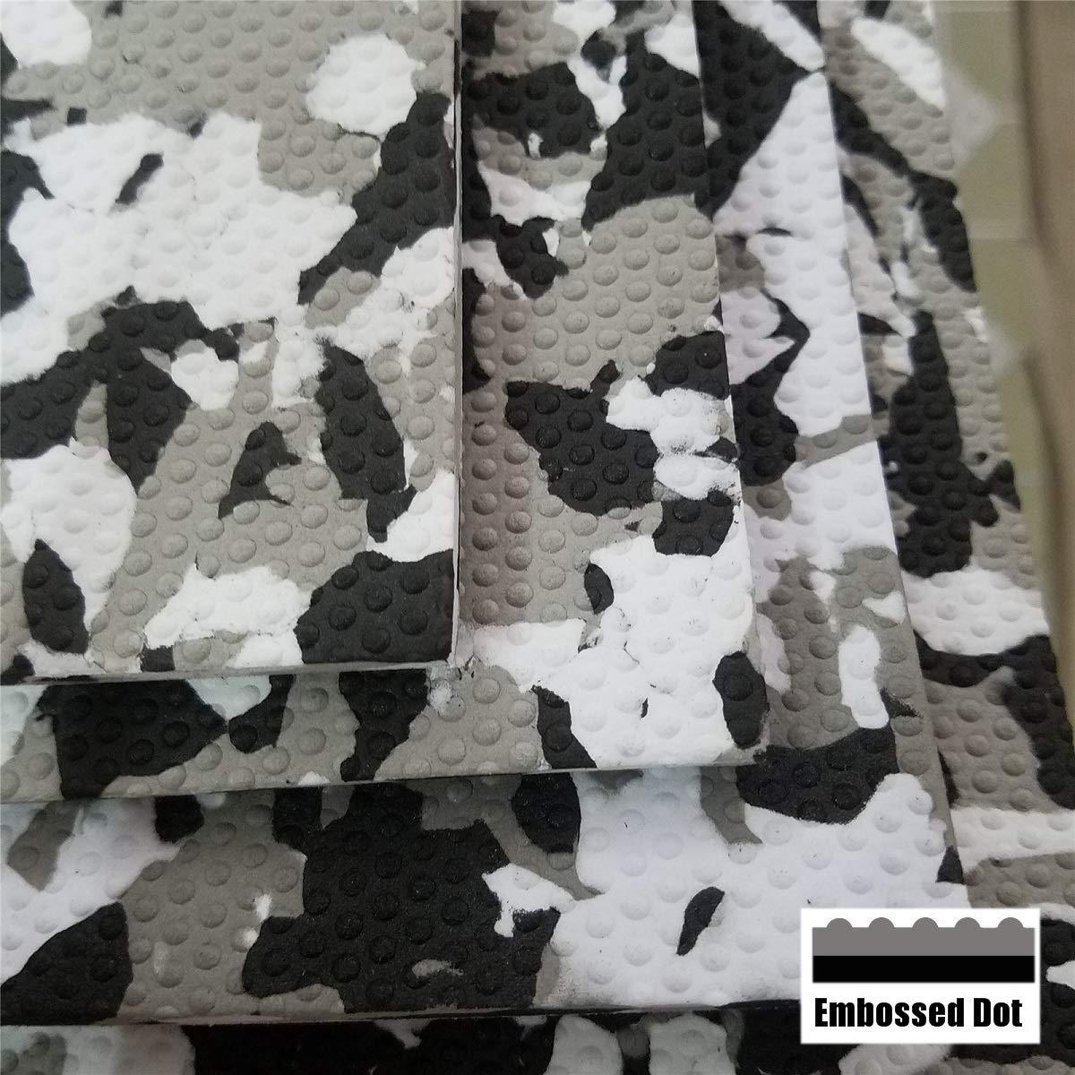 yuanjiasheng EVA Foam Boat Flooring 94.5" 35.4" Self-Adhesive Non-Slip Boat Deck Mat Traction Pad for Boats Yacht Swim Platform RV Floor Kayak Surfboard Golf Cart