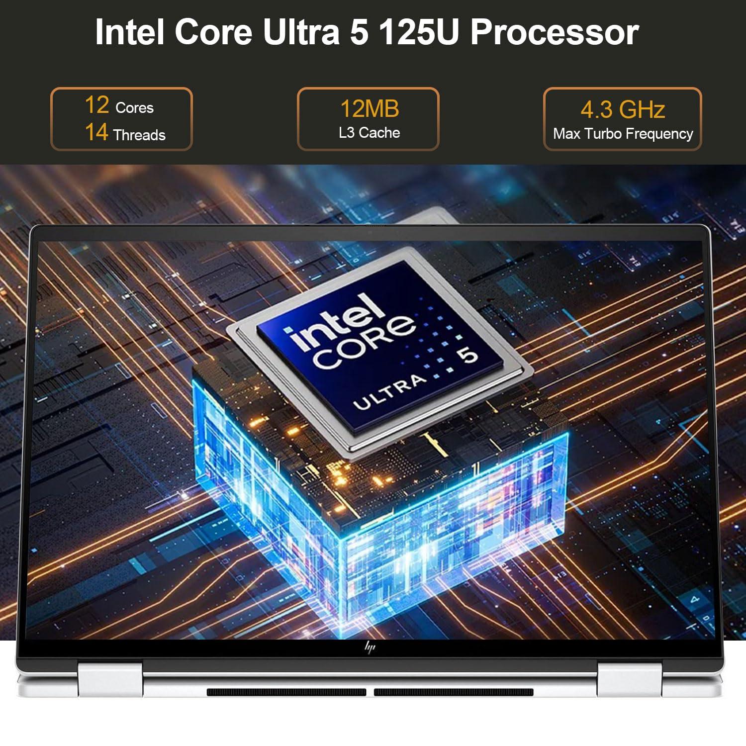 HP HP Envy X360 16\" Ultra 5 AI Convertible 2-in-1 Laptop, 16\" FHD+ Touchscreen, Intel Ultra 5 125U (Beats Intel i5-1335U), 16GB RAM, 1TB SSD, W11 Home, Stylus Pen, ADATA 512 External SSD Bundle