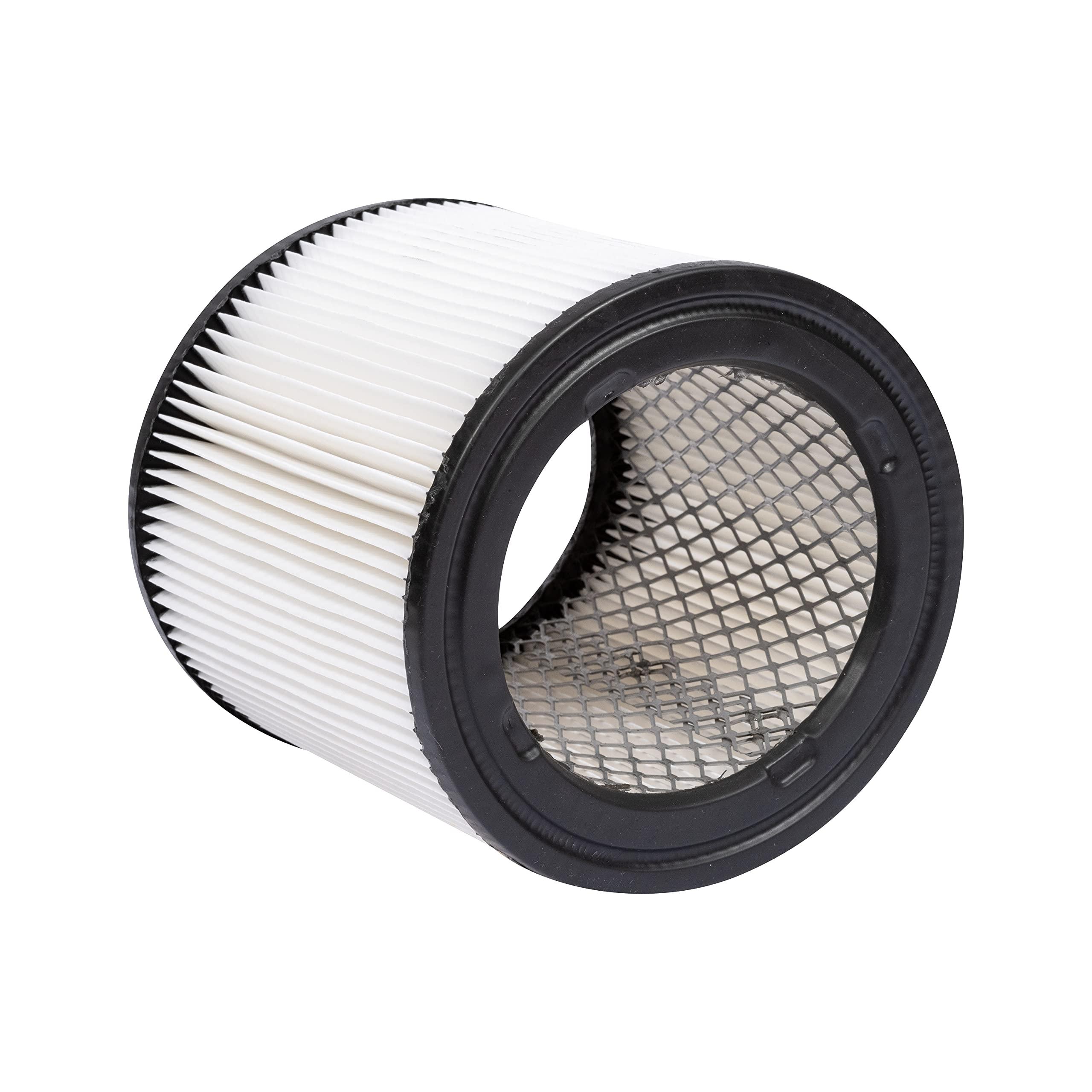 Shop-Vac Shop-Vac 9039833 Small Cartridge Filter, 5.75 Inch Diameter x 5 Inch High, Compatible with 1-4 Gallon Wet/Dry Vacuums, 5 Gallon Portable & Wall Mount Models