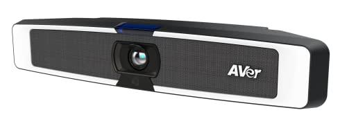 AVer AVer VB130 4K Videobar with Built-in Adjstable Fill Light - Compact Conference Room Camera for Virtual Video Conferencing - with Microphone and Speakers - Mountable Professional Webcam (Renewed)