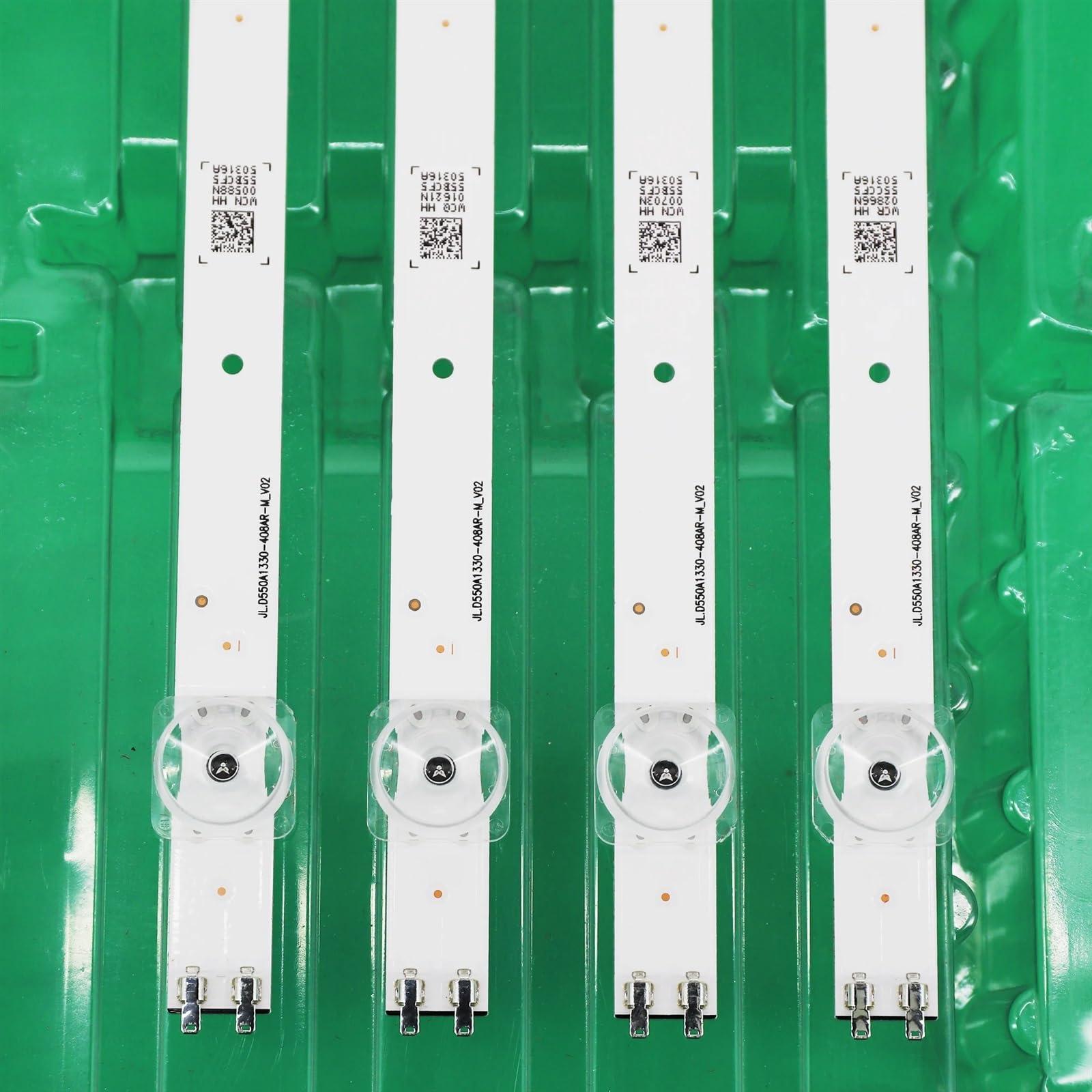 ANAIUCY ANAIUCY 8pcs LED Backlight Strip for Sam/s.ung UE55TU8000 UE55TU7100 UE55TU7000 UN55TU8200 UN55TU7000 UN55TU8000 SVC550F53/78_L R 55TU7000