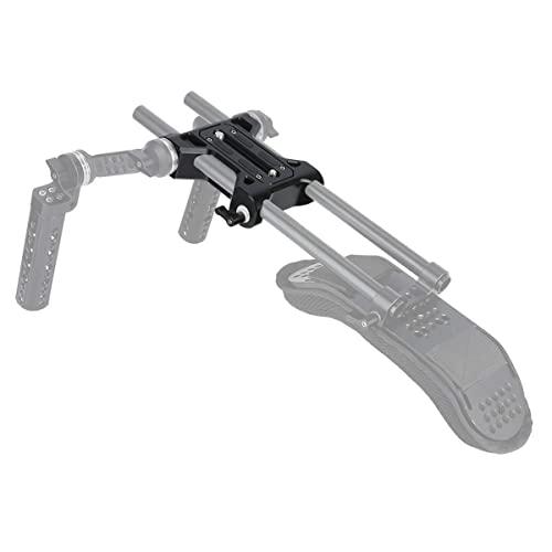 NICEYRIG NICEYRIG Camera Baseplate with Rosette Mount, 15mm Rod Base Plate Applicable for Sony FS5 FS7 FX9, RED DSMC2, KINEFINITY Cinema Camcorder - 401