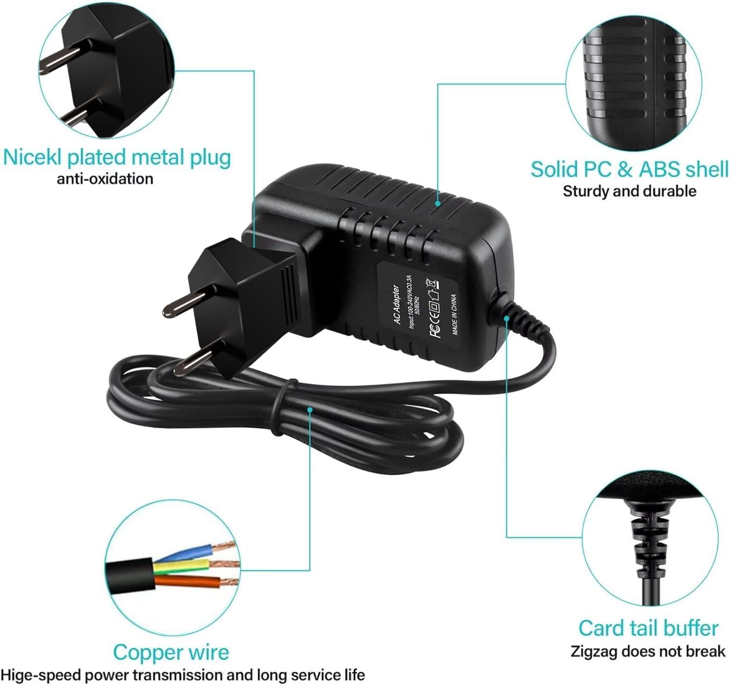 GUY-TECH Guy-Tech AC/DC Power Adapter Compatible for Logitech Z200 2.0 Multimedia Speakers