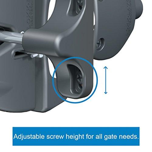 National Hardware National Hardware N346-201 V6201 LokkLatch in Black, 4-9/16\"