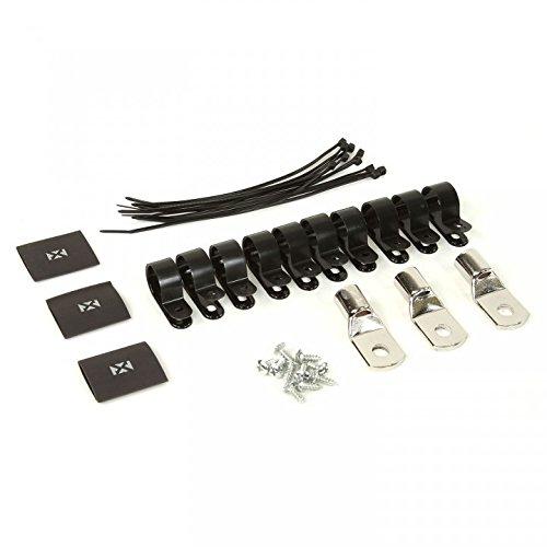 NVX NVX True Spec 1/0 Gauge 100% OFC Wire Big 3 Amp Wiring Update Kit for Car Audio Systems up to 350 Amps [XBG3PK]