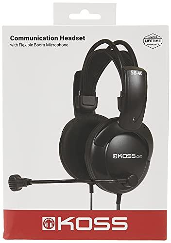 Koss Koss SB40 Computer Headset with Microphone, black/gold