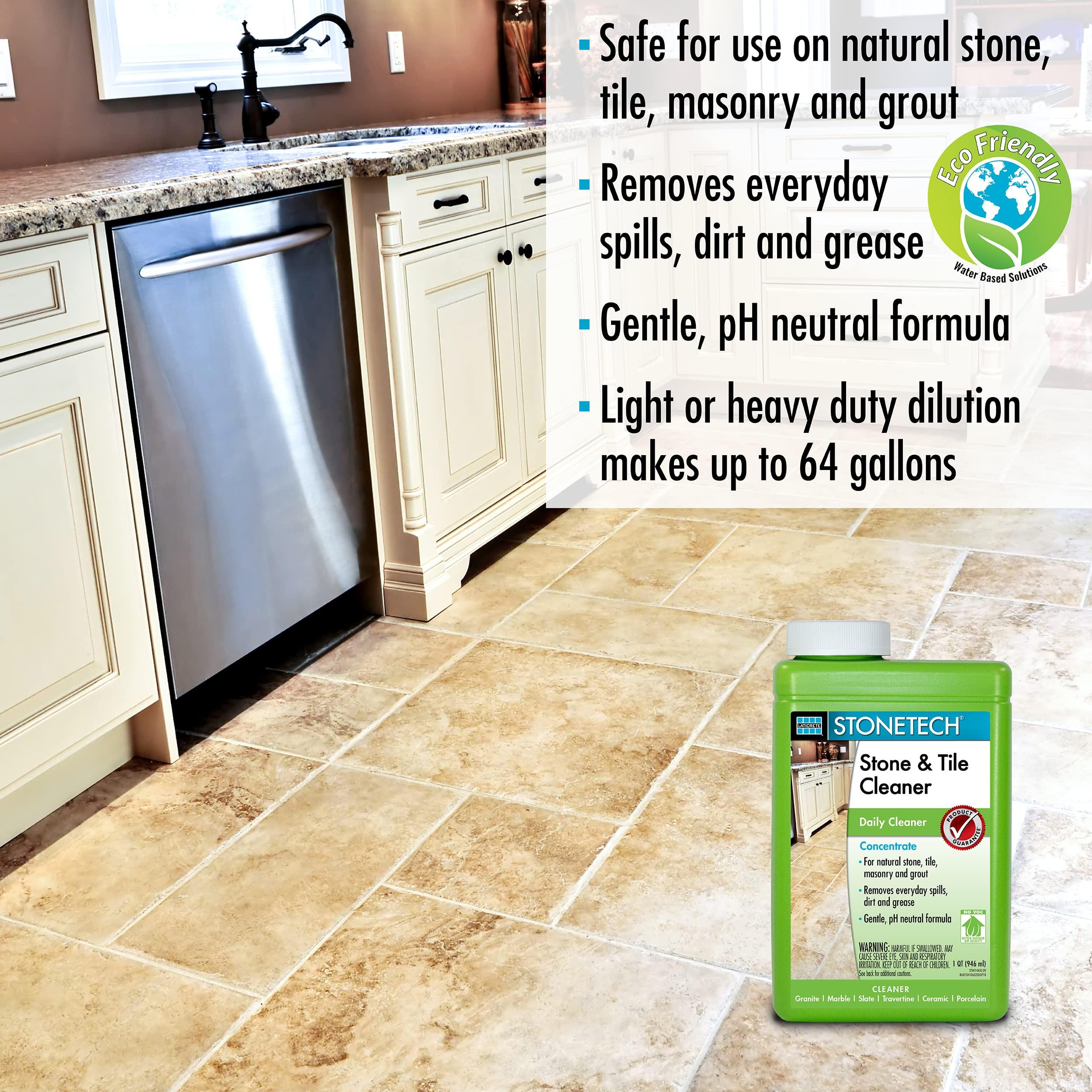 StoneTech STONETECH Stone & Tile Cleaner, 1 Quart/32OZ (946ML) Bottle