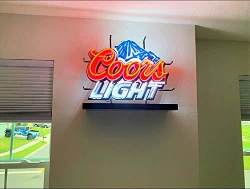 Desung Desung 19"x15" Coor Lights Mountain Neon Sign Light HD Vivid Printing Technology Man Cave Beer Bar Pub Handmade Real Glass Tube Lamp NT02