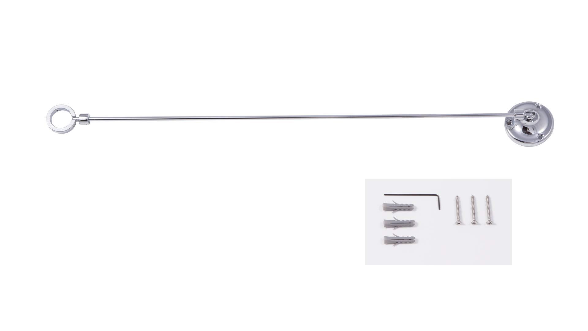 Zoe Industries Shower Head Support Bracket - Chrome Finish