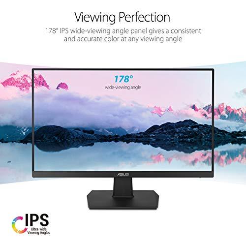 ASUS ASUS VA27EHE 27” Eye Care Monitor Full HD (1920 x 1080) IPS 75Hz Adaptive-Sync HDMI D-Sub Frameless,Black
