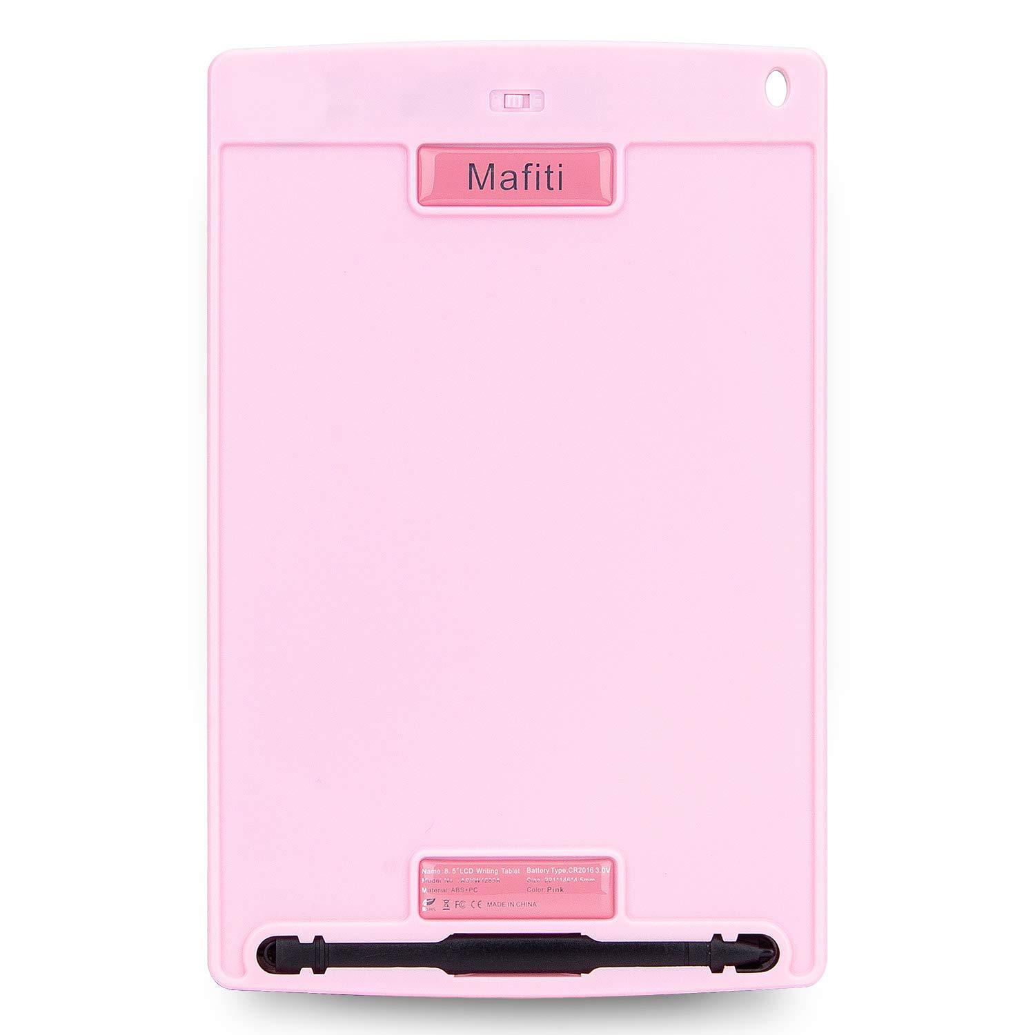 mafiti Mafiti LCD Writing Tablet 8.5 Inch Electronic Writing Drawing Pads Portable Doodle Board Gifts for Kids Toys for Girls Pink