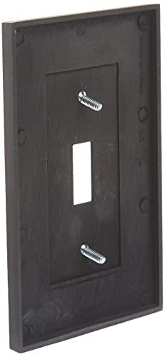 AMERELLE Amerelle 43TVB English Garden Wallplate, 1 Toggle, Cast Metal, Aged Bronze, 1-Pack