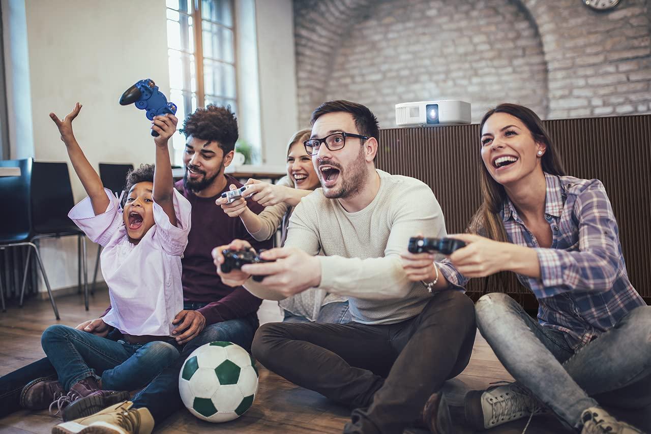 Epson EPSON 2022 New Upgrade Home Cinema 2350 4K PRO-UHD Smart Gaming Projector with Android TV, 3-Chip 3LCD, HDR10, HLG, 2,800 Lumens, Low Latency, 10 W Speaker, Bluetooth, Streaming Capability