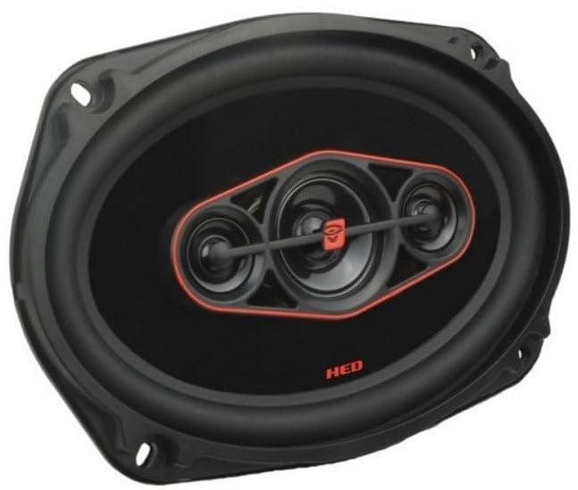 Cerwin-Vega Cerwin Vega HED Series 6\"x9\" 4-Way Coaxial Car Speakers, 4, 65W RMS/, Premium Car Audio System, Durable Steel Frame, Superior Sound Quality, Ideal for Enhanced Car Speaker H7694