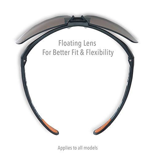 Honeywell Ademco UVEX by Honeywell S4201 Protégé Safety Eyewear, Metallic Black Frame, Gray Ultra-Dura Hardcoat Lens